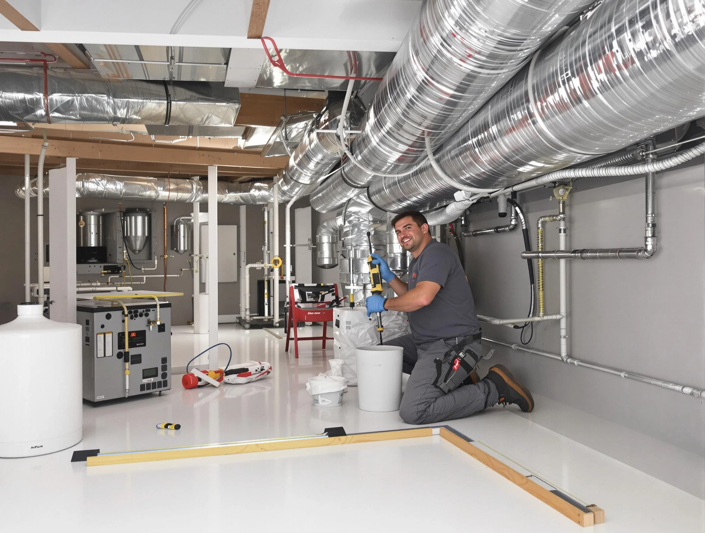 Professional duct sealing service by Phoenix Air Duct Cleaning in Phoenix