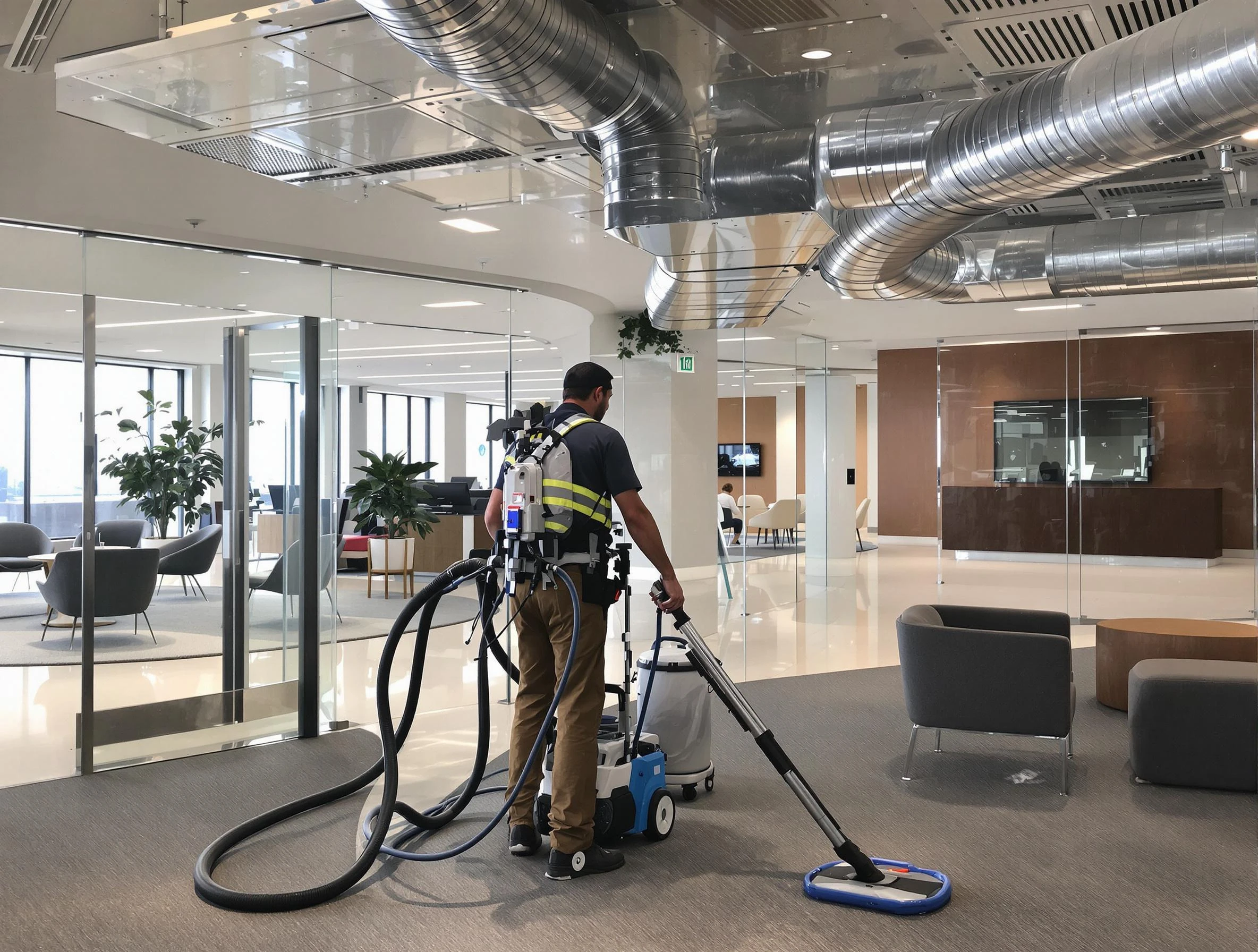 Commercial duct cleaning service by Phoenix Air Duct Cleaning in Phoenix