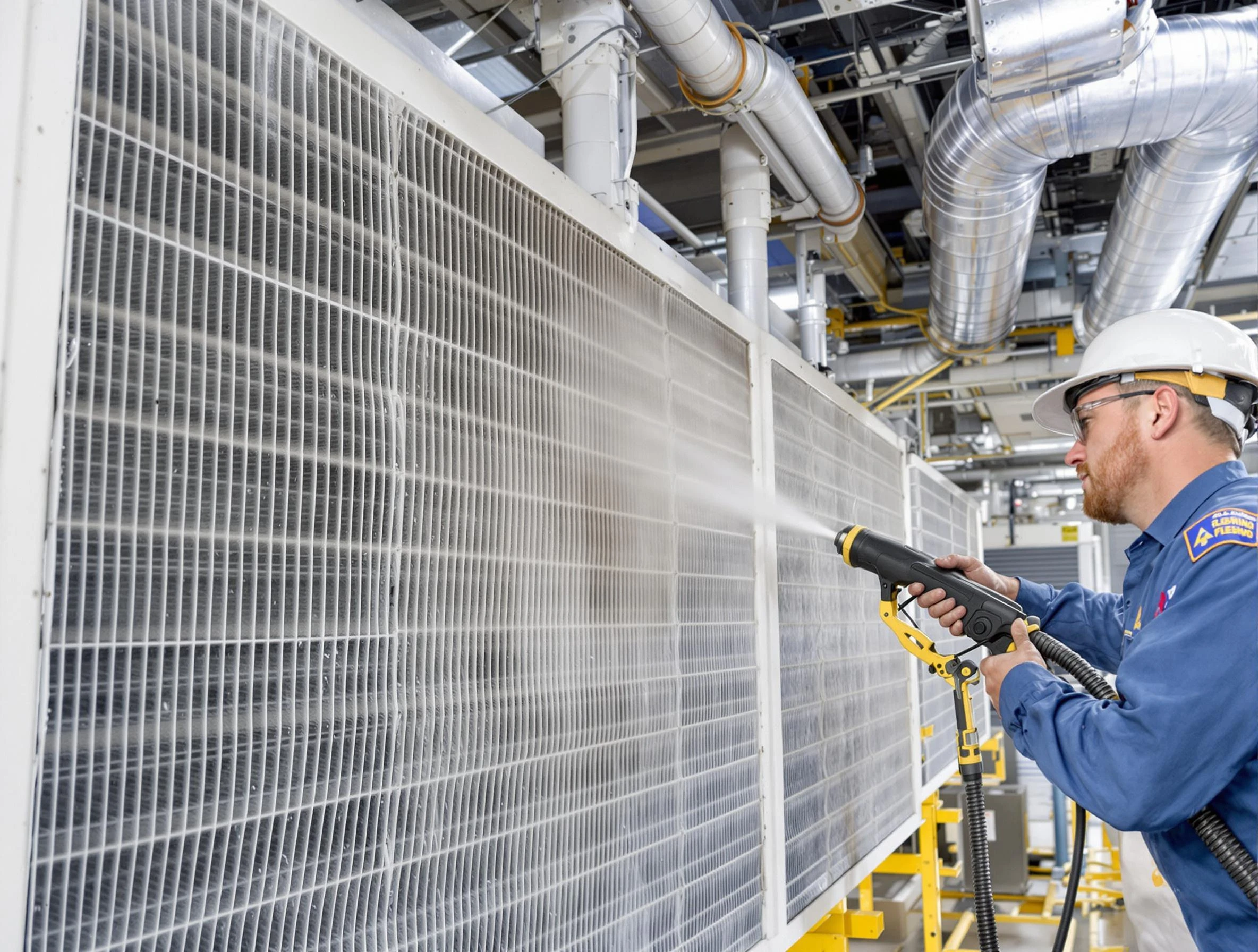 Professional commercial coil cleaning by Phoenix Air Duct Cleaning in Phoenix